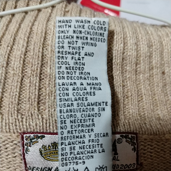 SOLD   Vintage 🆕 Tiara International Embroidered Cardigan Sweater Zipper Front - Picture 10 of 11